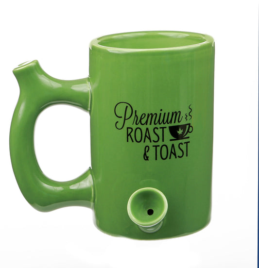 Green "Roast and Toast" Mug