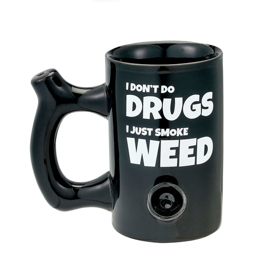 Black "I Don't Do Drugs" Mug